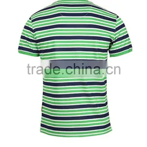 100%cotton Custom Striped t Shirt thumbnail-5