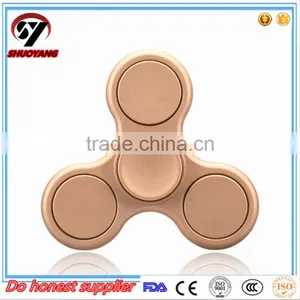Wholesale OEM Finger Toy Anti Stress Tri Hand Fidget Popular Edc Spinner Toys/ Light Hand Spinner Toys/ Rose Golden Spinner Toy thumbnail-3