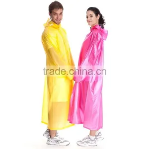 Beautiful Promotional Wholesale Adult Practical 100% PVC Raincoat Fabric thumbnail-1