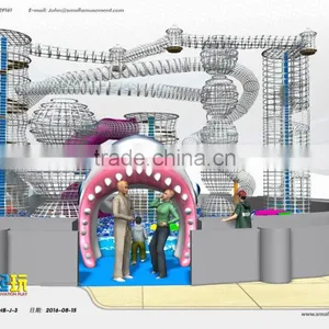 Junior Area of Ocean Themed Indoor Kids Playground thumbnail-2