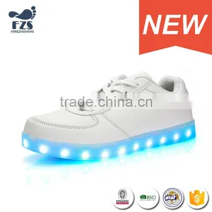 HFJH199 Wholesale Colorful Led Light Sport Shoes For Adults thumbnail-5