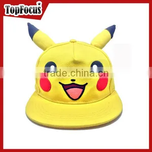 Wholesale Cheap Custom Crazy Party Funny Embroidery 5 Panel Pokemon Hat thumbnail-1