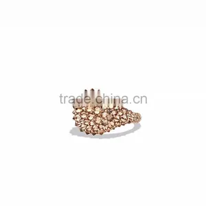 Rose Gold Plated Gemstone Designer Ring thumbnail-1