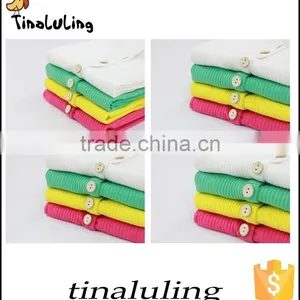 2015 New Style Candy Color Plain Kids Cardigans thumbnail-5
