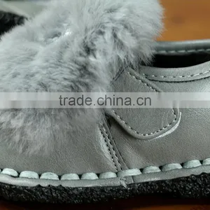 Zm40334b Children Fancy Winter Cony Hair Girls Shoes thumbnail-4