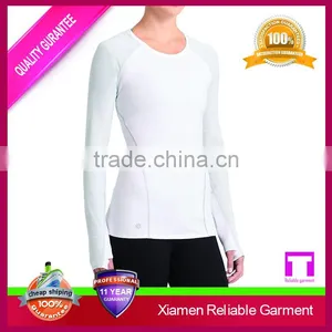 Blank Purple Wholesale Long Sleeve Women Dry Fit Sport t Shirts thumbnail-2