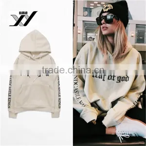 Hip Hop Hoodies Fleece Men and Women Street Wear Warm Sleeve Hoodie thumbnail-3