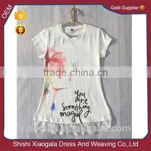 2016 New Design T-shirt for Girls OEM thumbnail-1