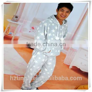 Pajamas for Adult Men's Hooded Winter Sleepwear thumbnail-3