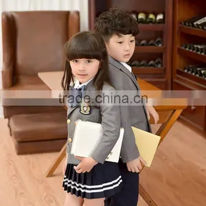 Custom School Clothes Children's School Uniforms High Quality School Wear Uniform Wholesale thumbnail-2