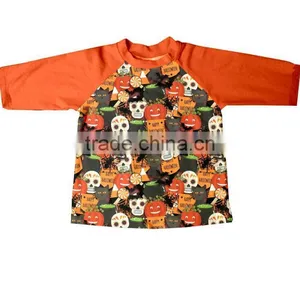 Wholesale Boutique Baby t Shirt Toddler Unisex 3/4 Sleeve Raglan Shirt Lovely Children Top Clothing thumbnail-1