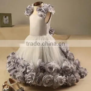 Newest Girl Wedding Dresses With Bubble Flower Girl Evenning Princess Dresses For The Piano Girls Clothing NP-G-GD905-71 thumbnail-2