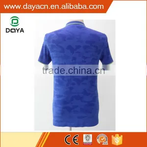 Customize Fashionable Jacquard Men Short Sleeve Seamless T-Shirts thumbnail-2