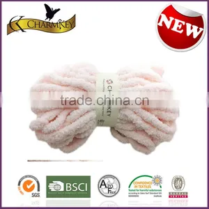 Charmkey Factory Made 100 Polyester Fancy Hand Knitting Yarn Wholesale Price thumbnail-1