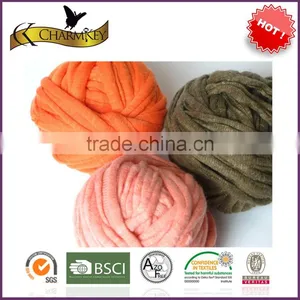 Solid Color Wholesale t Shirt Yarn for Crochet thumbnail-3