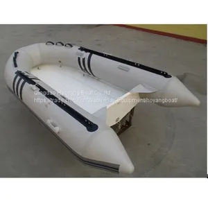 Samll Rigid Hull Fiberglass Inflatable Boat 3.3m PVC Material Fishing Boat thumbnail-1