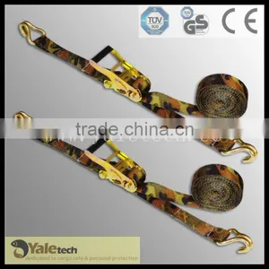 Towing Truck in Ratchet Tie Down Cam Buckle With Hooks and Rings Best thumbnail-3