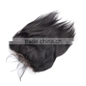 Brazilian Human Hair Kinky Straight Lace Frontal With 360 Lace Band thumbnail-5