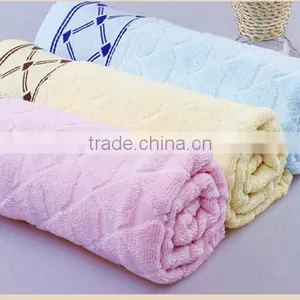 100% Cotton High End Terry Velour Jacquard Towel thumbnail-2