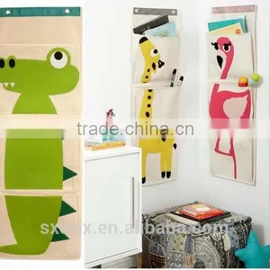 Cotton Canvas Storage Bin /box for Toy Orgainzer Wall Organizers thumbnail-1