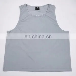 2017 Comfortable Vintage Grey Mesh Tank Top For Sport Man thumbnail-2
