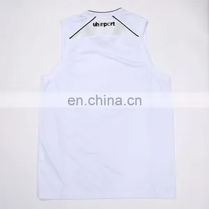 100% Polyester Dri Fit Men Sleeveless Sports Vest for Sale thumbnail-4