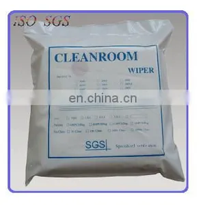 White Soft Laboratory Microfiber Cleanroom Wiper 4009A thumbnail-1