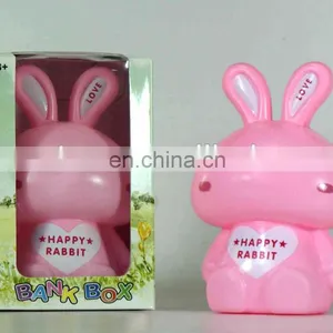 Plastic Rabbit Savings Promotional Coin Banks thumbnail-1