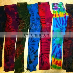 Wholesale Summer Sexy Tiedye Colorful Pants,baggy Tie Dye Pants,rayon Viscose Pants thumbnail-1