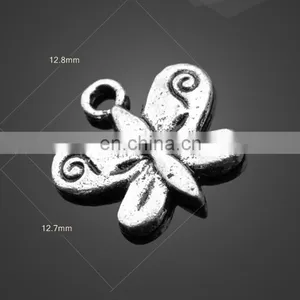Wholesale Cute Animal Butterfly Shape Pendant Alloy Pendant Jewelry Accessories thumbnail-2