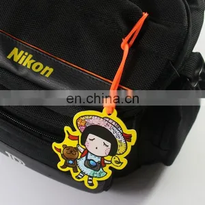 Guangzhou Factory New Products Hot Souvenir Pvc Luggage Tag With Strap thumbnail-4