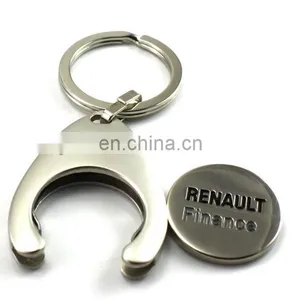 Zinc Alloy Trolley Coin Keychain thumbnail-3