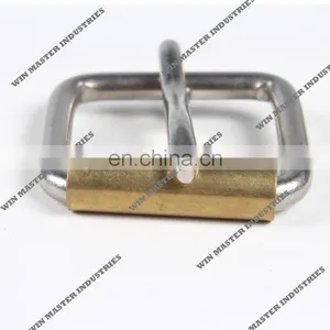 Brass ROLLER Pin Nickel Free Belt Buckle thumbnail-3