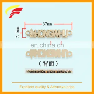 Zinc Alloy Cut Out 3D Logo Label , Metal Sewing Label With Custom Letters thumbnail-6