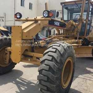 Used Original Japan CAT 140K Motor Grader thumbnail-1