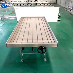 Ebb and Flow Table With High Quality Greenhouse Rolling Bench thumbnail-2