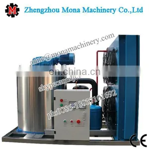 CE Approved 1T/24hrs Salt/Fresh Water Flake Ice Machine for Sale Used in Fishing Boats Restaurants Hotels Farms thumbnail-3
