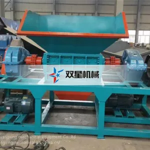 Twin Shaft Scrap Metal Shredders Industrial Shredding Equipment Mini Metal Shredder for Sale thumbnail-3
