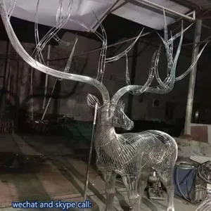 Stainless Steel Outdoor Sculpture Stainless Steel Dolphin Sculpture For Garden Green Space thumbnail-1