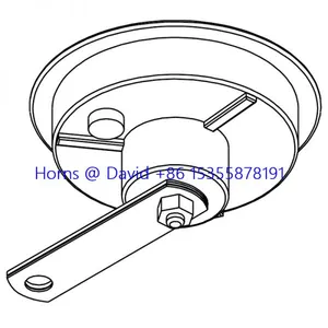 50F Electromagnetic Horn High Tone Low Tone Car Horn thumbnail-4
