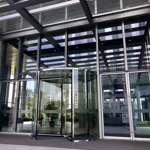 Crystal Automatic Revolving Door Three Wings Automatic Revolving Door thumbnail-3