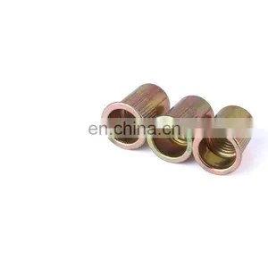 Factory Stock Metric Inch Size Open End Closed End Flat Countersunk Head Knurled Nut Rivet Nut m2 m4 m5 m6 m8 ss Nut thumbnail-5