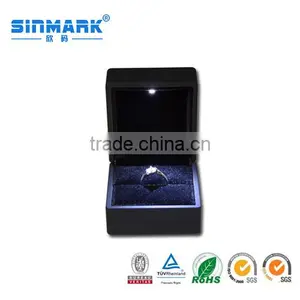 Customize Unique Engagement Ring Boxes ,leather Jewellery Boxes,necklace and Earring Gift Box thumbnail-5