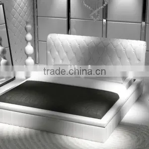 Gas Lift Up Storage PU/Leather Bed /Ottoman Bed thumbnail-1