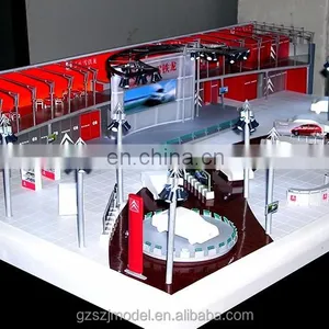 4S Car Shop Miniature Building Model With Architectural Model Material ,scale Model thumbnail-2