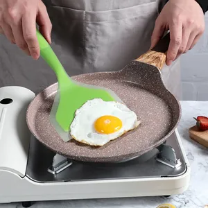Kitchen Accessories Home and Kitchen Gadgets Nonstick Wide Silicone Omelette Pancakes Shovel Spatula Turner Kitchen Tools Silicone Scraper thumbnail-4