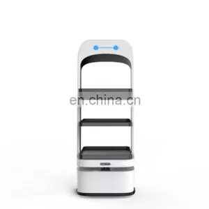 Humanoid Food Delivery Robot AES2 Talking Food Delivery Robot for Shenzhen Robot in Hotel Restaurant thumbnail-1