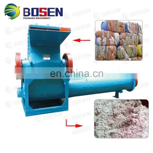 PP Bottle Crushing Machine Plastic PET HDPE Grinder/ PP Plastic Recycle Production Single Shaft 60-100kg/h 4kw,15kw 500kg thumbnail-4