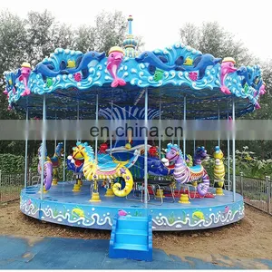 Ocean Theme Kids Amusement Park Rides Sea Carousel Kids Game Rides for Sale thumbnail-2