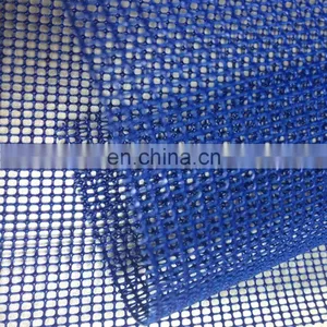 9*9 PVC Coated Fabric Mesh Tarps Black Sunblock Mesh Tarp for Fence Backyards Construction thumbnail-2